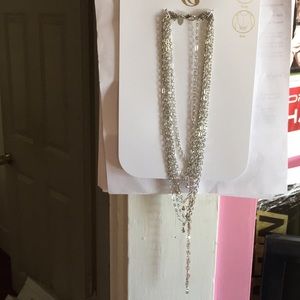 NWT necklace with brick drop detail